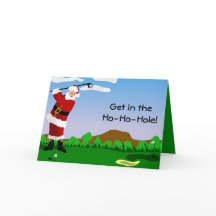 Sankt, die Golf spielt