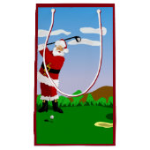 Sankt, die Golf spielt Kleine Geschenktüte (Vorderseite)