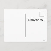 Sankt, die nach Golf auf einer Postkarte (Rückseite)