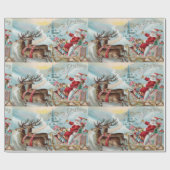 Sankt, die zur Stadt kommt Geschenkpapier (Flach)