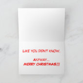 SANKT-DIEB FEIERTAGSKARTE (Innenseite)