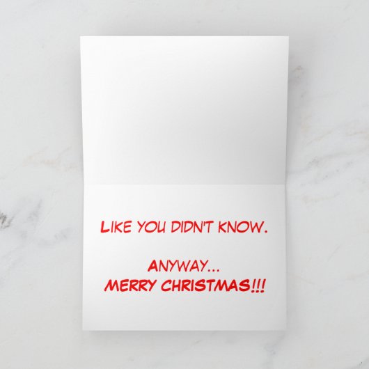 SANKT-DIEB FEIERTAGSKARTE (Innenseite)