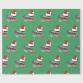 Sankt-Dinosaurier T-Rex Geschenkpapier (Flach)