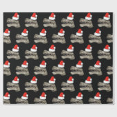 Sankt-Dinosaurier T-Rex Geschenkpapier (Flach)