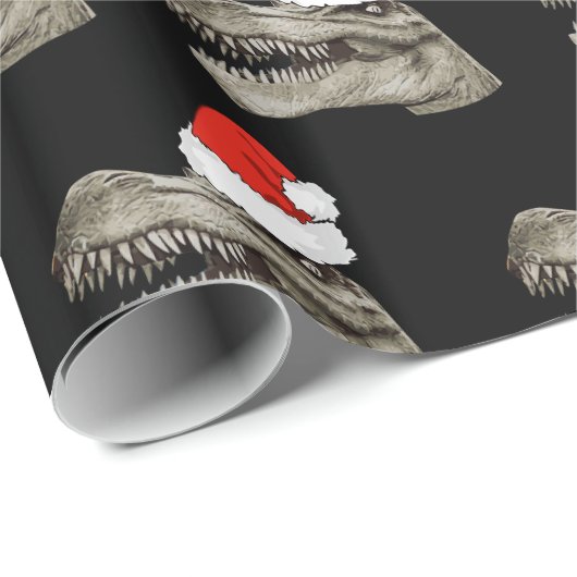 Sankt-Dinosaurier T-Rex Geschenkpapier (Rolleneckpunkt)