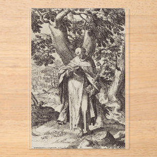 Sankt Dominikus kastilischer katholischer Priester Acryleinladungen