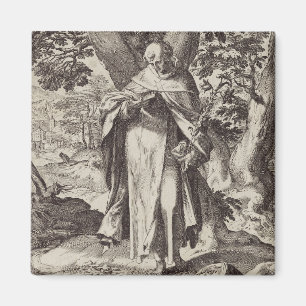 Sankt Dominikus kastilischer katholischer Priester Magnet