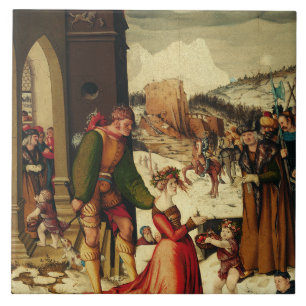 Sankt Dorothea von Caesarea Fliese