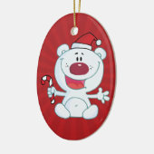 Sankt-Eisbär Keramikornament (Links)