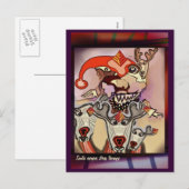 Sankt-Entweichendrucktherapie Feiertagspostkarte (Vorne/Hinten)