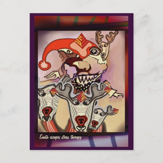 Sankt-Entweichendrucktherapie Feiertagspostkarte (Vorderseite)