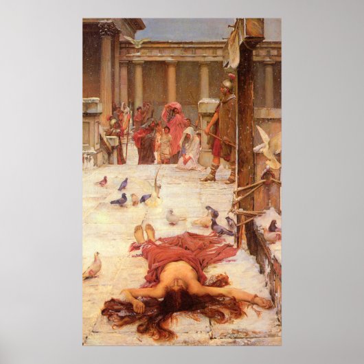 Sankt Eulalia von John William Waterhouse Poster (Vorne)