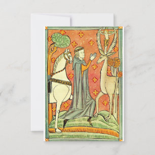 Sankt Eustachius Apostel der Ardennen Dankeskarte