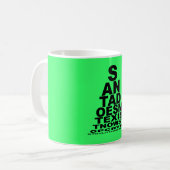 Sankt existiert nicht kaffeetasse (Vorderseite Links)