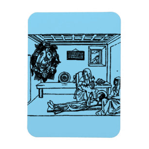 Sankt Fina italienisches christliches Mädchen Magnet