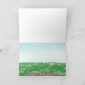 Sankt Flug-Plan Feiertagskarte (Innenseite)