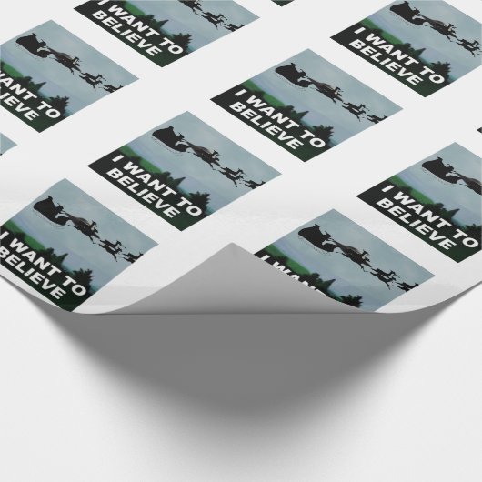 Sankt-Fotobombe Geschenkpapier (Ecke)