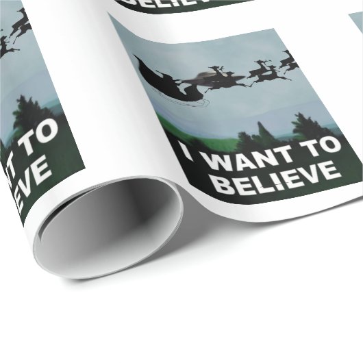 Sankt-Fotobombe Geschenkpapier (Rolleneckpunkt)