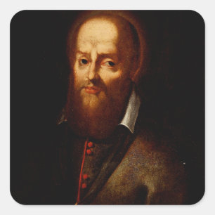Sankt Franz von Sales Quadratischer Aufkleber