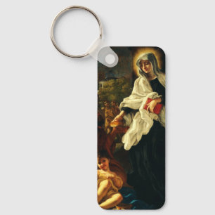 Sankt Franziska von Rom Schlüsselanhänger