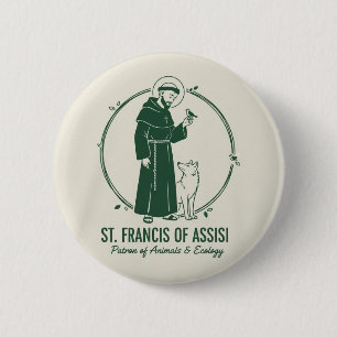 Sankt Franziskus von Assisi Button