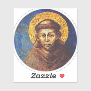 Sankt Franziskus von Assisi - Der Sonnengesang Aufkleber
