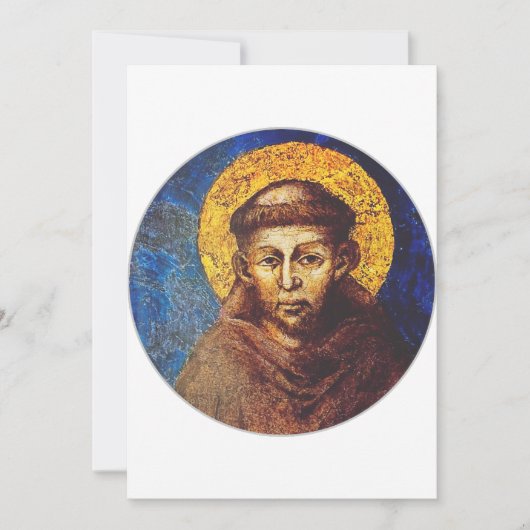 Sankt Franziskus von Assisi Der Sonnengesang Einladung (Vorderseite)