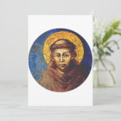 Sankt Franziskus von Assisi Der Sonnengesang Einladung (Stehend Vorderseite)