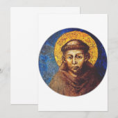 Sankt Franziskus von Assisi Der Sonnengesang Einladung (Vorne/Hinten)