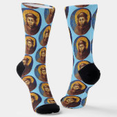 Sankt Franziskus von Assisi - Der Sonnengesang Socken (Gewinkelt)