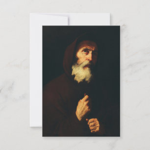 Sankt Franziskus von Paola Dankeskarte