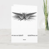 Sankt frohe Feiertage Feiertagskarte (Rückseite)