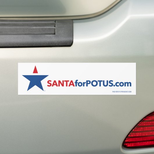 "Sankt für Potus" 11" x 3" Autoaufkleber (Auf Auto)