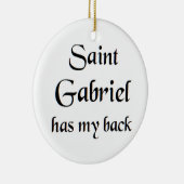 Sankt Gabriel Keramik Ornament (Rechts)