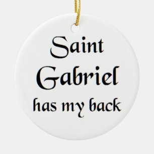 Sankt Gabriel Keramik Ornament