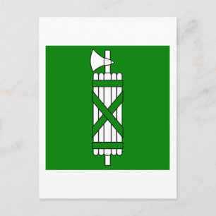 Sankt Gallen Flag Postkarte