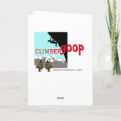 Sankt geht, Weihnachtskarte bouldering Feiertagskarte (Rückseite)