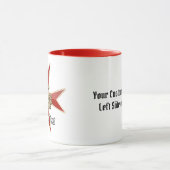 Sankt Georg über Malteserkreuz Tasse (Zentrum)