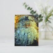 Sankt Gesicht Feiertagspostkarte (Stehend Vorderseite)