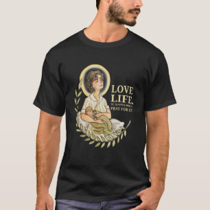 Sankt Gianna Beretta Molla Patron katholische Ärzt T-Shirt