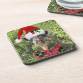 Sankt-Giraffe Getränkeuntersetzer (Linke Seite)