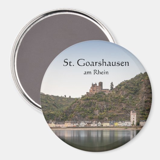 Sankt Goarshausen Deutschland Magnet (Vorderseite/Rückseite)
