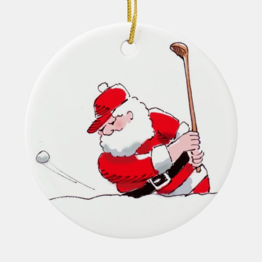 Sankt-Golfverzierung Keramik Ornament (Vorne)