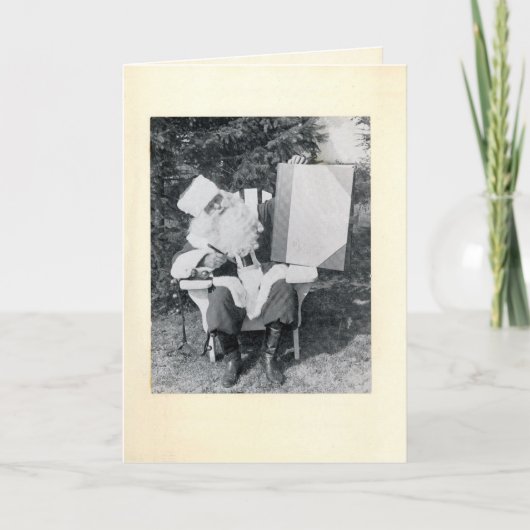 Sankt großes Buch Feiertagskarte (Vorderseite)