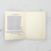 Sankt großes Buch Feiertagskarte (Innenseite)