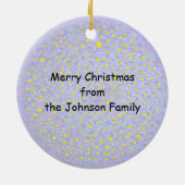 Sankt-Gürteltier-Weihnachten Keramik Ornament (Hinten)