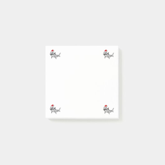 Sankt-Haifisch-Post-Itanmerkungen Post-it Klebezettel (Vorderseite)