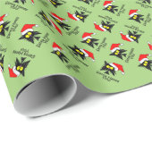 Sankt hasst Sie Geschenkpapier (Rolleneckpunkt)