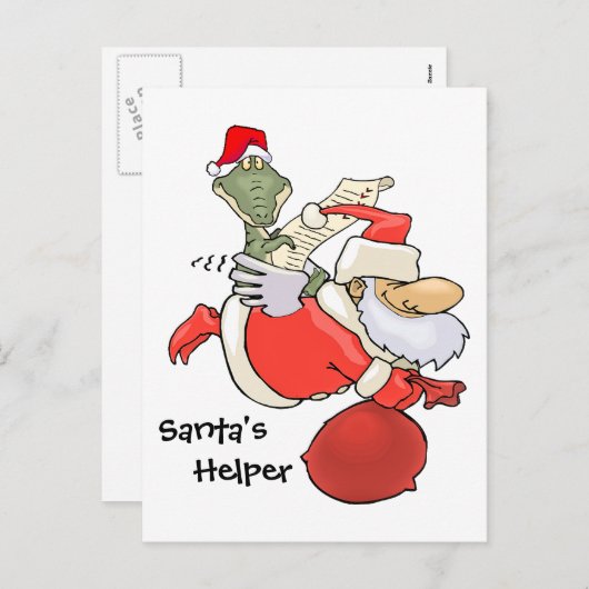 Sankt Helfer Feiertagspostkarte (Vorne/Hinten)