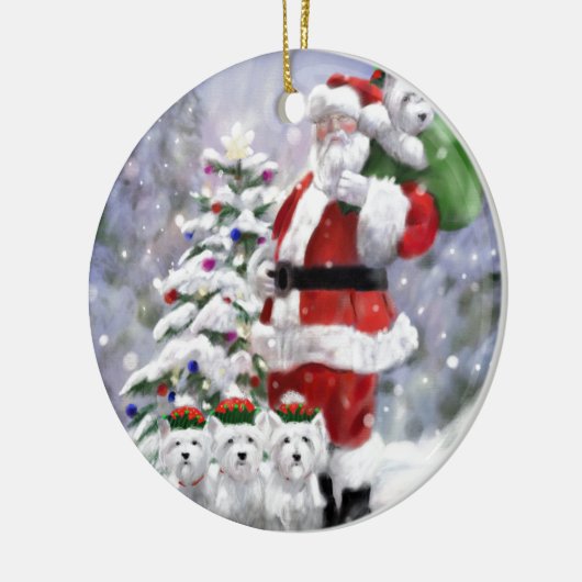 Sankt Helfer Keramik Ornament (Links)